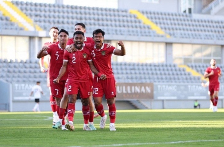 Coach Justin kasih petuah ke pemain Timnas Indonesia di laga melawan Jepang. (PSSI).