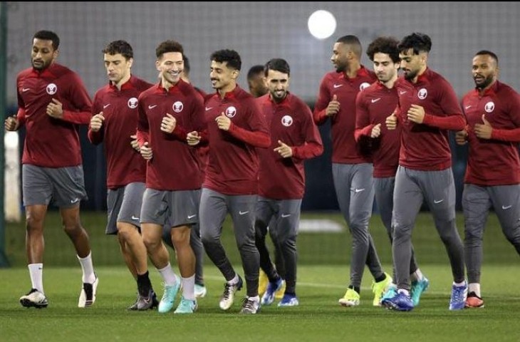 Qatar, tuan rumah Piala Asia 2023 akan melakoni pertandingan kedua melawan Tajikistan (Tangkapan layar Instagram @qfa)