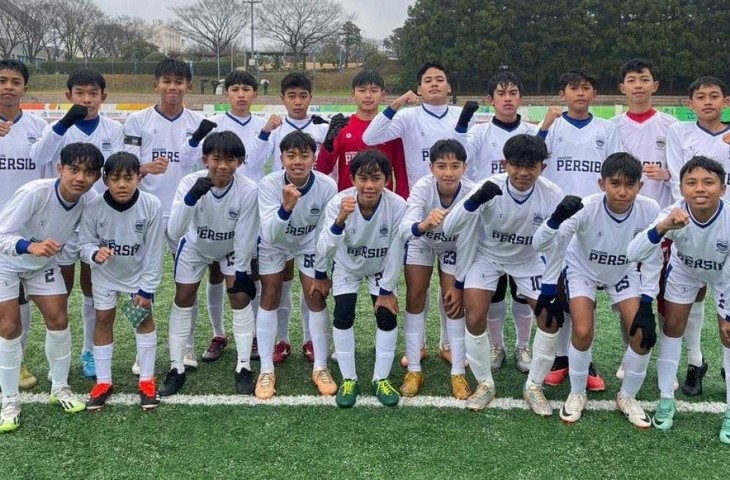 Persib U-15 di Korea Selatan. (MO Persib)