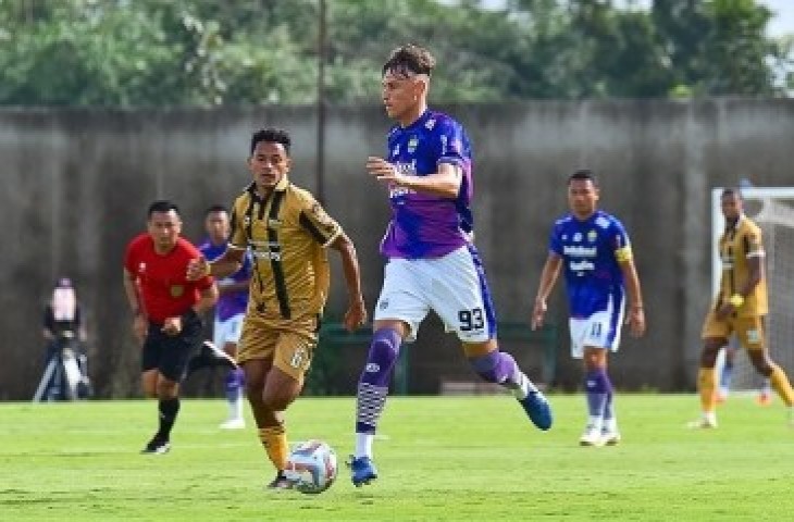 Penampilan Stefano Beltrame di Laga Uji Coba Persib Tuai Pujian