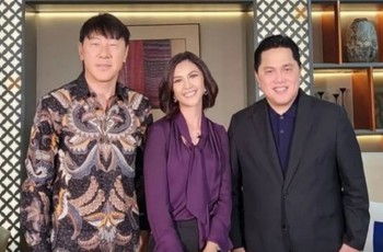 Makanan Korea Jalan Mulus Diplomasi Erick Thohir kepada Shin Tae Yong