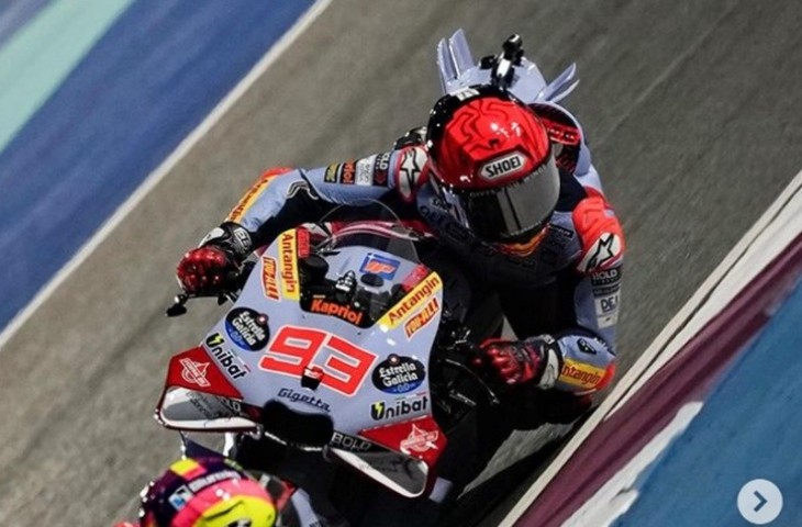 Manajer Ducati, Devide Tardozzi mengungkap peluang menduetkan Francesco Bagnaia dan Marc Marquez untuk musim mendatang. (Instagram/@marcmarquez93).