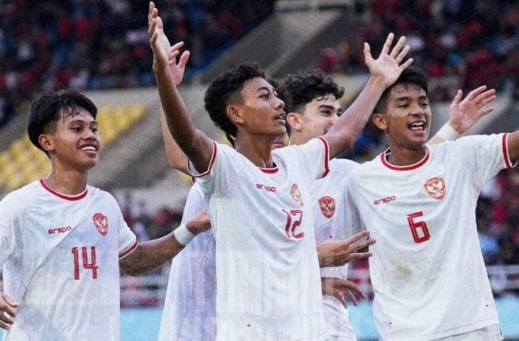 Selebrasi Timnas Indonesia U-16. (Dok. PSSI)