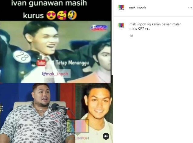 Potret jadul Ivan Gunawan. (Instagram/@mak_inpoh)