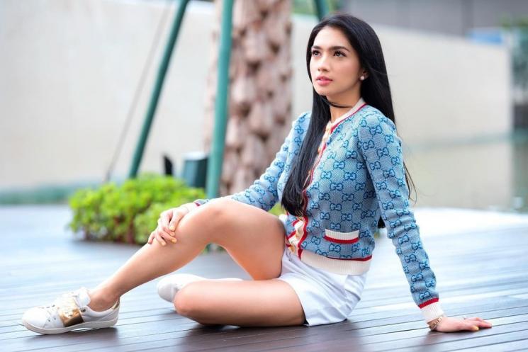 Potret Angel Karamoy Pamer Body Goals (Instagram/@realangelkaramoy)