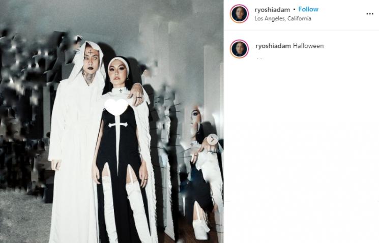 Gaya Pacaran Agnez Mo (Instagram/@ryoshiadam)