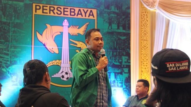 Manajer Persebaya, Candra Wahyudi. [Suara.com / Dimas ANGGA]