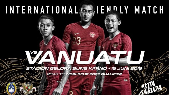 Timnas Indonesia vs Republik Vanuatu (dok PSSI) 