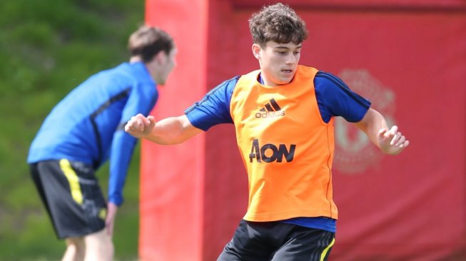 Winger Manchester United, Daniel James. [Laman resmi Man United]