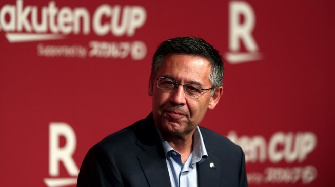 Presiden Barcelona, Josep Maria Bartomeu (Behrouz MEHRI / AFP)