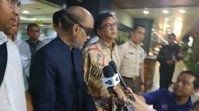 Putra kedua Habibie, Thareq Kemal Habibie. (Suara.com/Fakhri)