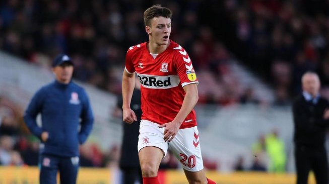 Bek Middlesbrough, Dael Fry saat bermain bersama tim. (Instagram/@daelfry1)