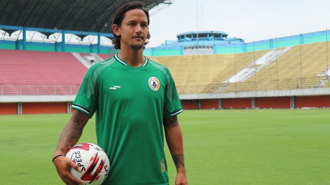 Irfan Bachdim resmi gabung PSS Sleman. (Suara.com/Irwan Febri Rialdi).