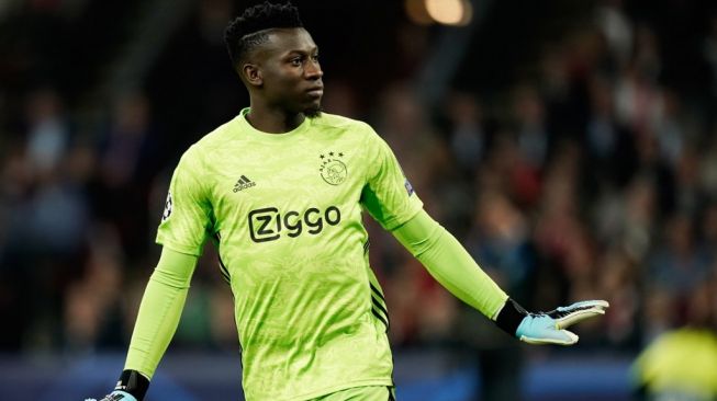 Kiper Ajax Amsterdam, Andre Onana. [Kenzo TRIBOUILLARD / AFP]