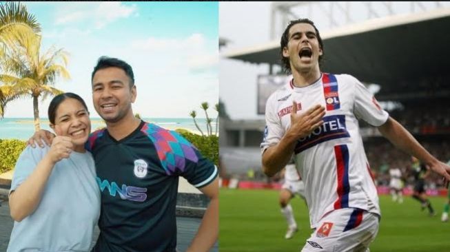 Artis Indonesia mirip pesepak bola. [Kolase Instagram]