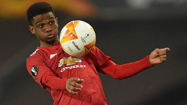 Winger Manchester United, Amad Diallo. [Oli SCARFF / AFP]