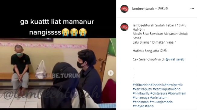 Aurel dan Atta saat temui pelaku pemfitnah dirinya (instagram.com)