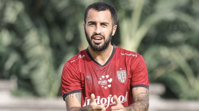 Gelandang tengah Bali United Brwa Nouri (HO/Baliutd.com)