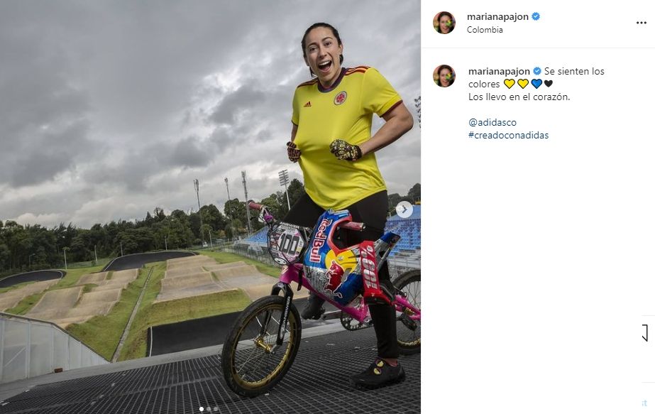 Ratu BMX, Mariana Pajon. (Instagram/marianapajon)