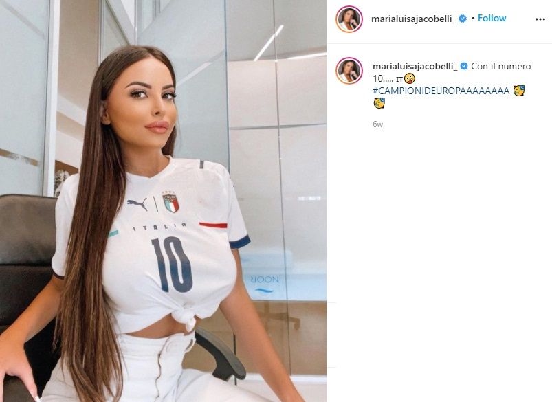 Luisa Jacobelli, digosipkan sebagai pacar baru Kylian Mbappe. (Instagram/marialuisajacobelli_)