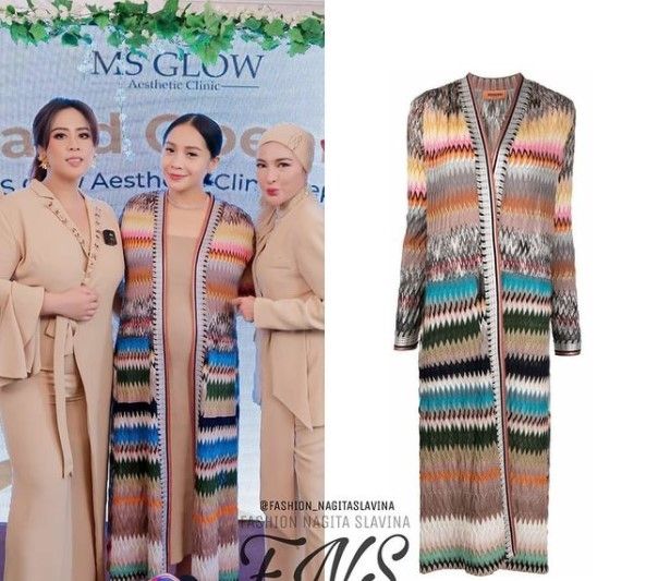 5 Cardigan Ini Sering Dikenakan Nagita Slavina Selama Hamil, Ada yang Seharga Motor. (Dok: Instagram/fashion_nagitaslavina)