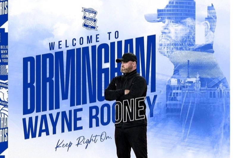 Unggahan Birmingham City umumkan Wayne Rooney sebagai pelatih baru. ANTARA/instagram/@bcfc