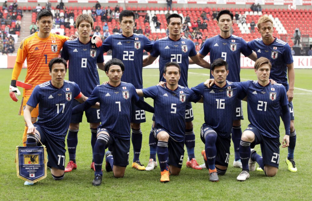 Timnas Jepang. (Sumber: Twitter/@Sportf).