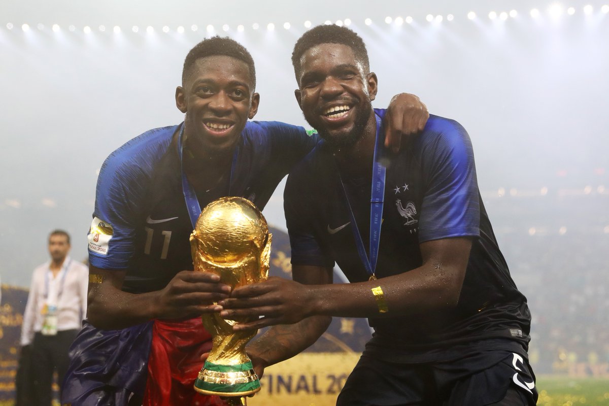 Ousmane Dembele dan Samuel Umtiti